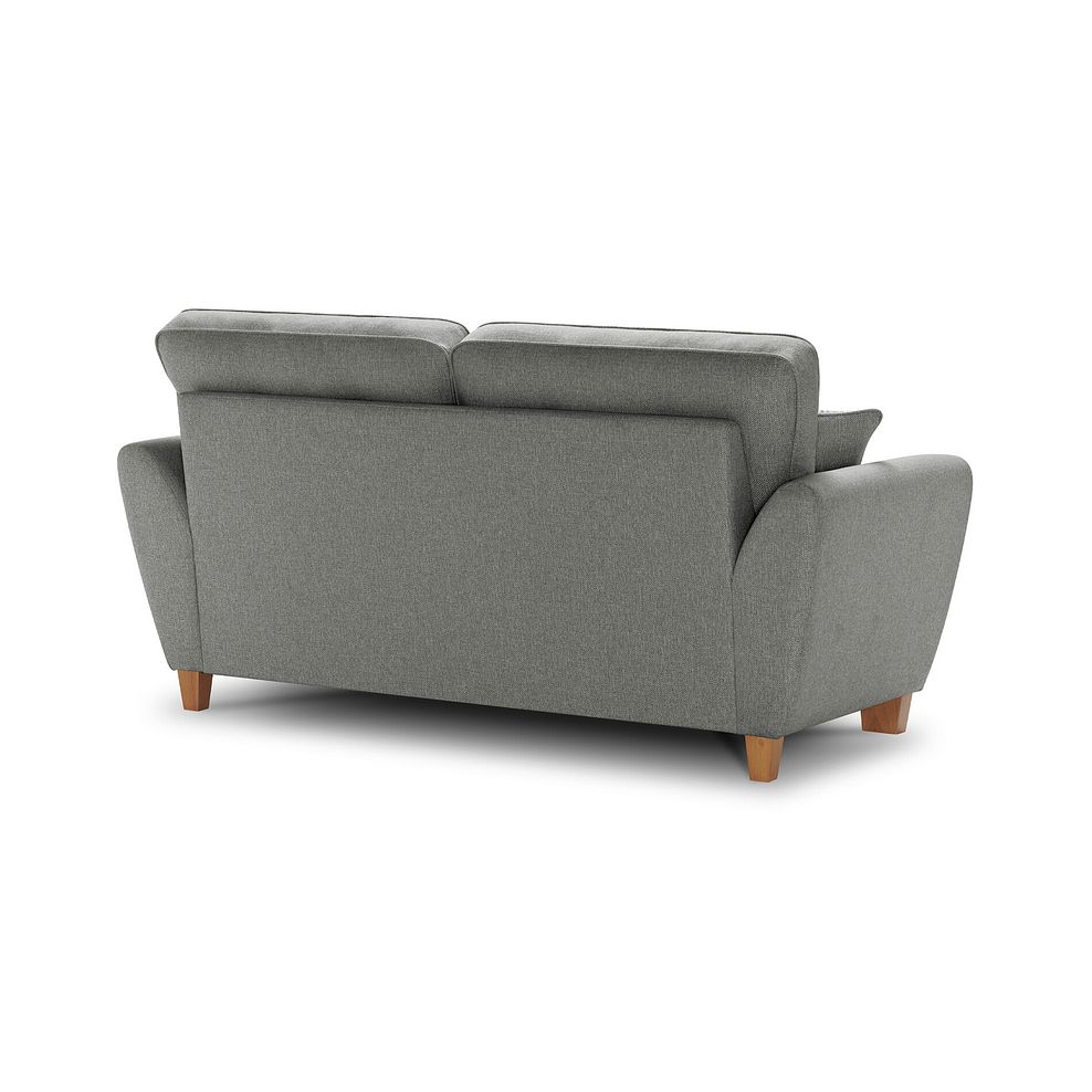 Inca 2 Seater Sofa in Christy Collection Grey Fabric Thumbnail 3