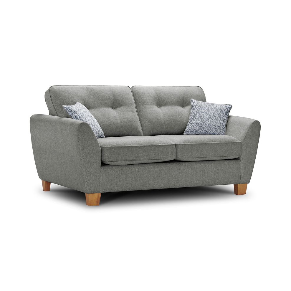 Inca 2 Seater Sofa Bed in Christy Collection Grey Fabric 2