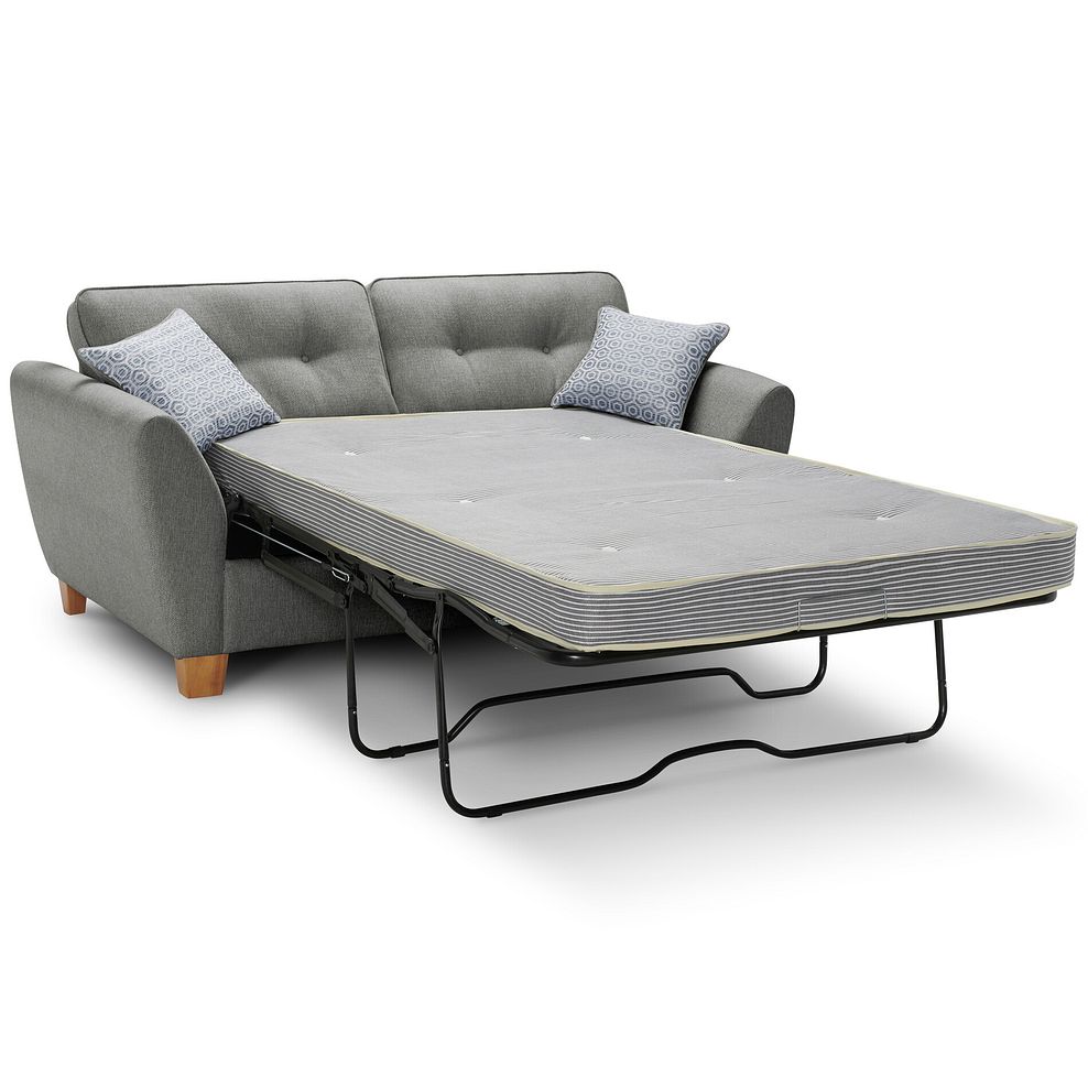 Inca 2 Seater Sofa Bed in Christy Collection Grey Fabric 1