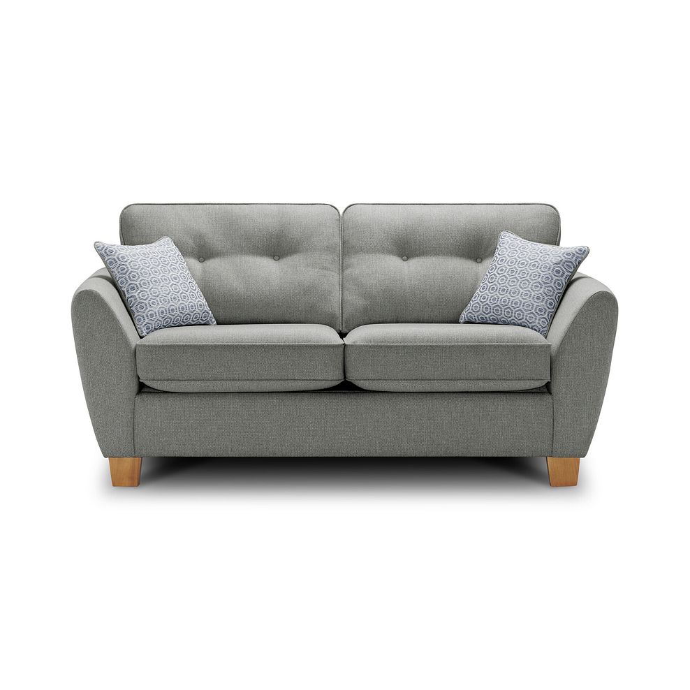 Inca 2 Seater Sofa Bed in Christy Collection Grey Fabric 3