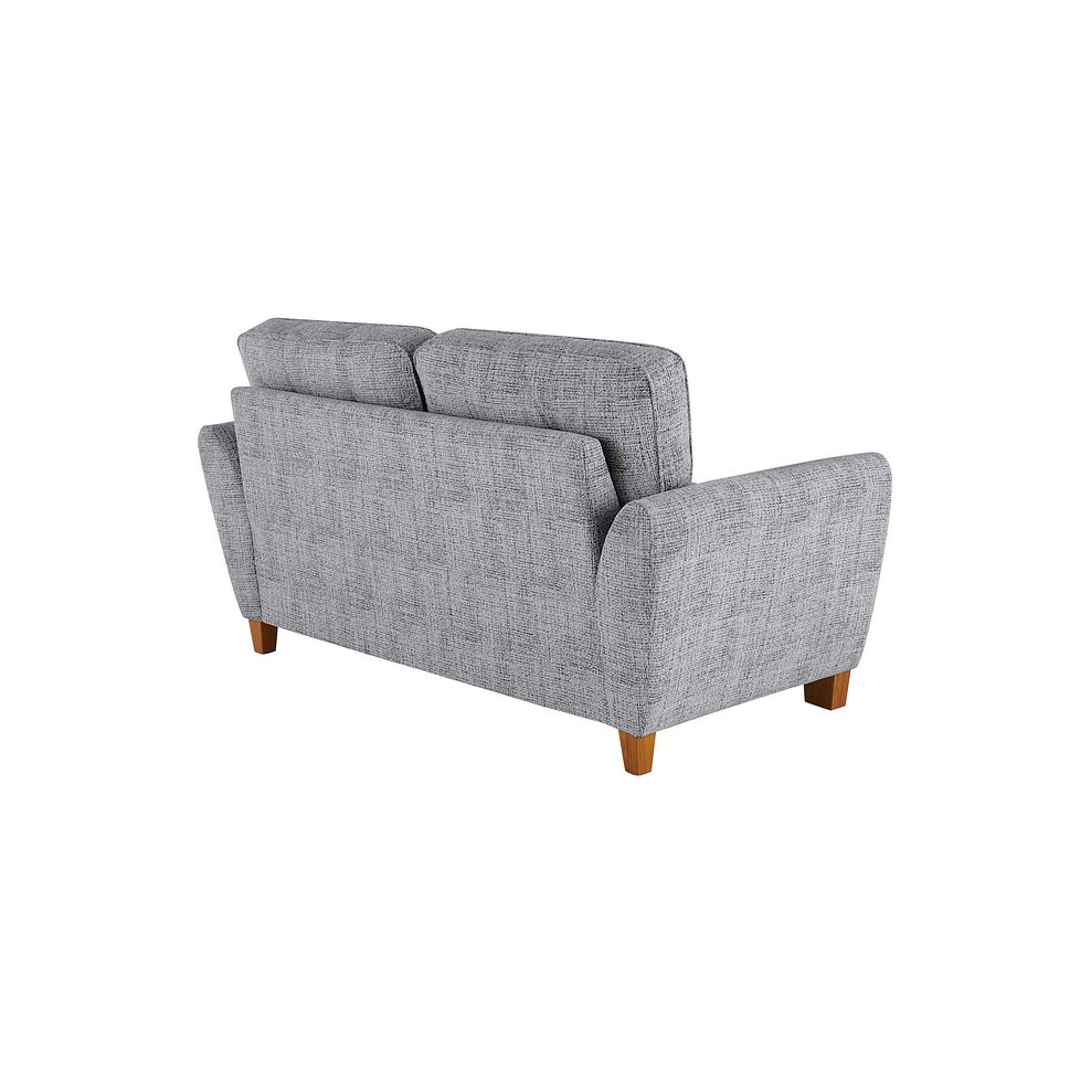 Inca 2 Seater Sofa in May Collection Silver fabric Thumbnail 3