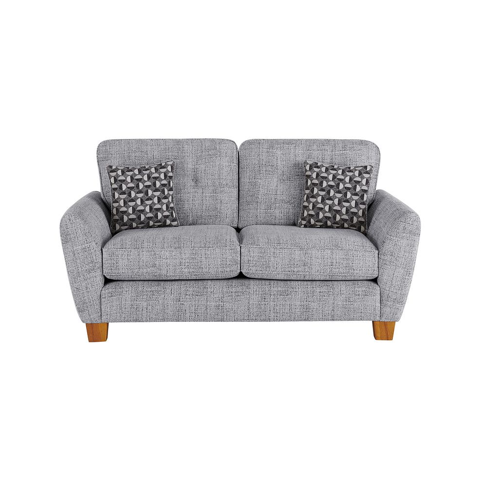 Inca 2 Seater Sofa in May Collection Silver fabric 2