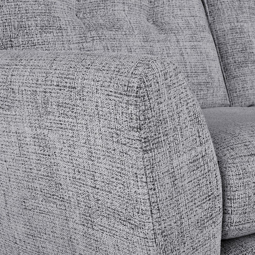 Inca 3 Seater Sofa in May Collection Silver fabric 7
