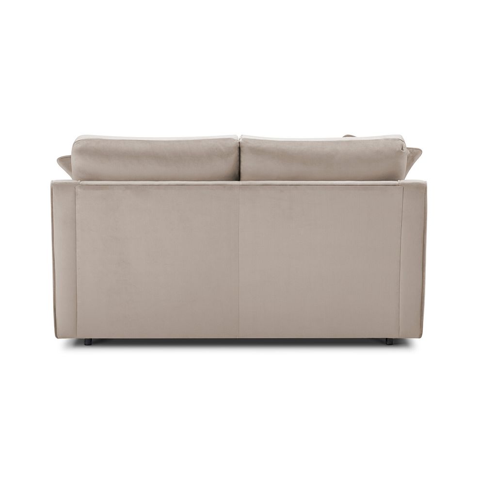 Isabella 2 Seater Sofa in Festival Mink Fabric with Natural Scatter Cushions 5