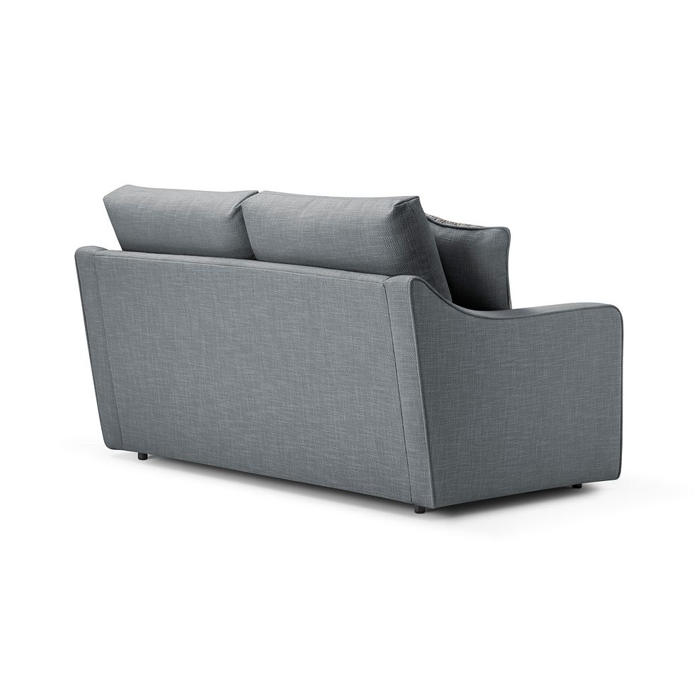Isabella 2 Seater Sofa in Polly Charcoal Fabric with Natural Scatter Cushions 4