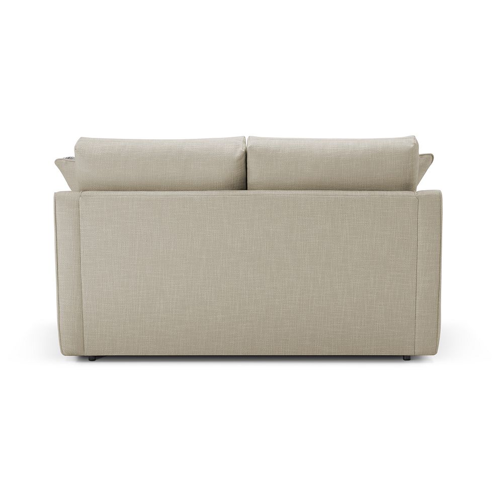 Isabella 2 Seater Sofa in Polly Mocha Fabric with Natural Scatter Cushions 5