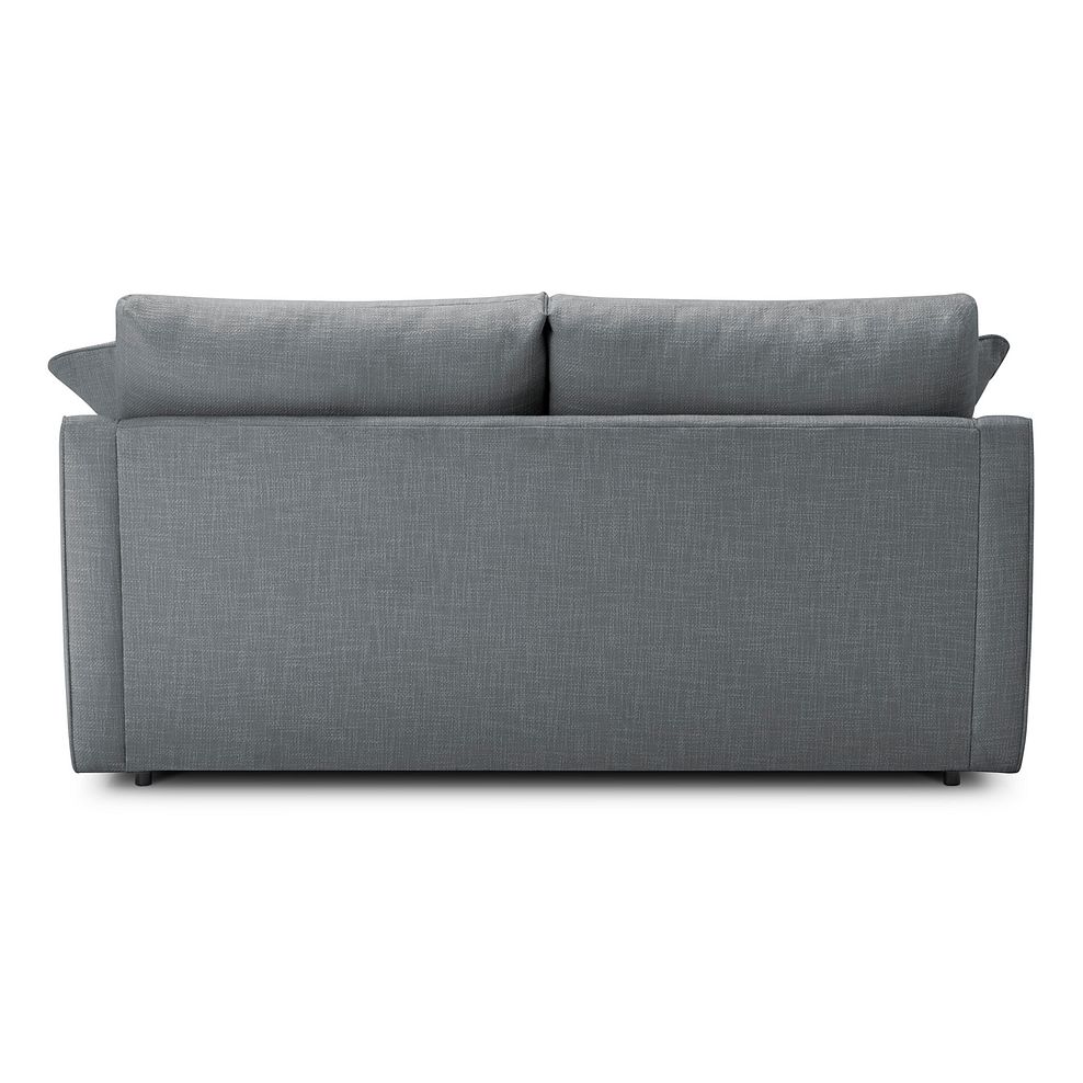 Isabella 3 Seater Sofa in Polly Charcoal Fabric with Natural Scatter Cushions 5