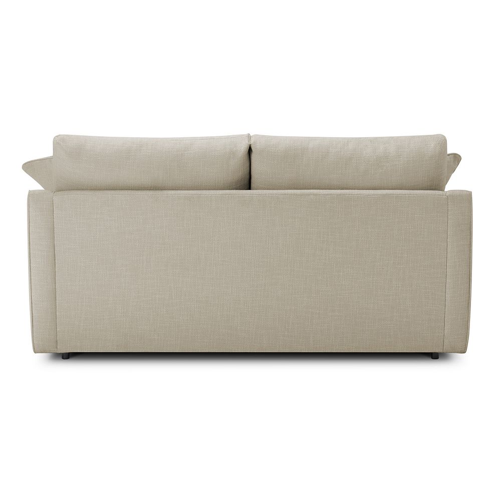 Isabella 3 Seater Sofa in Polly Mocha Fabric with Natural Scatter Cushions 5