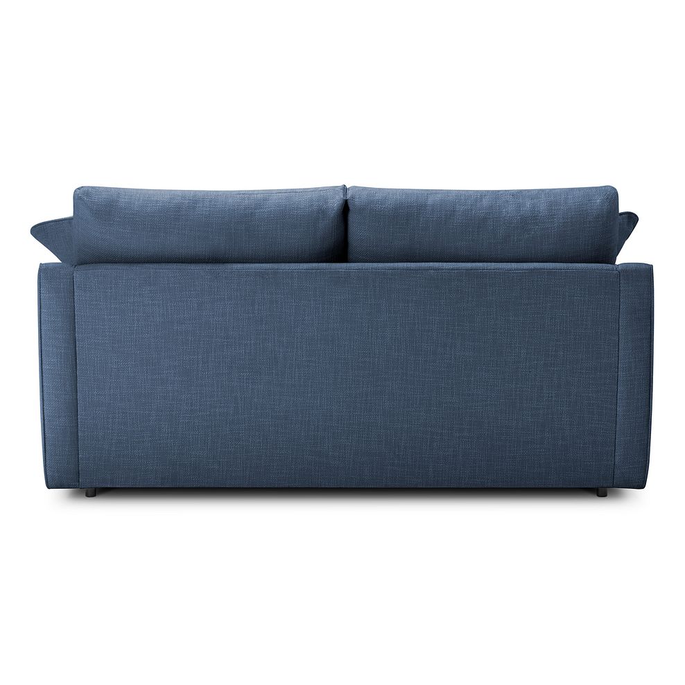 Isabella 3 Seater Sofa in Polly Navy Fabric with Navy Scatter Cushions 5