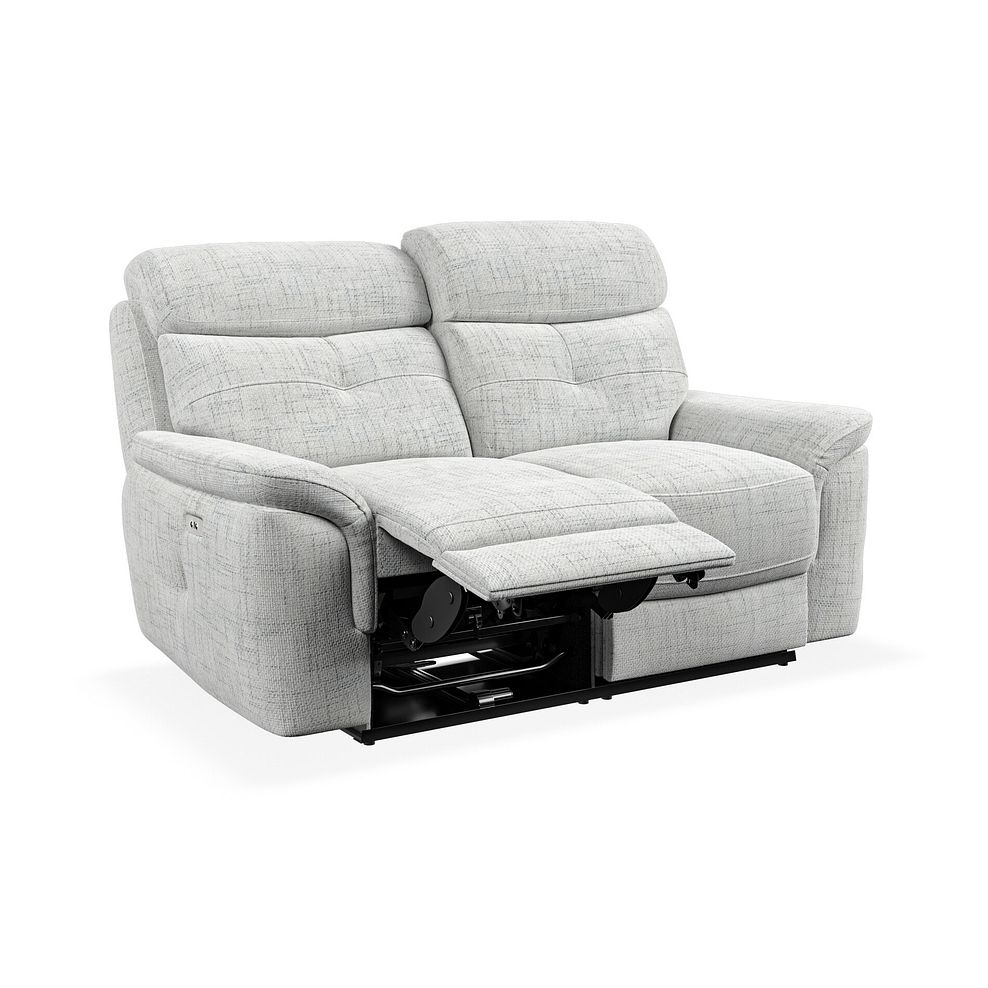Iver 2 Seater Electric Recliner Sofa in Keswick Dove Grey Fabric 3