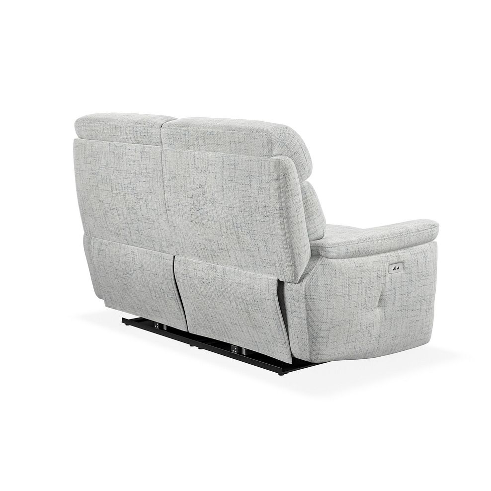 Iver 2 Seater Electric Recliner Sofa in Keswick Dove Grey Fabric 6