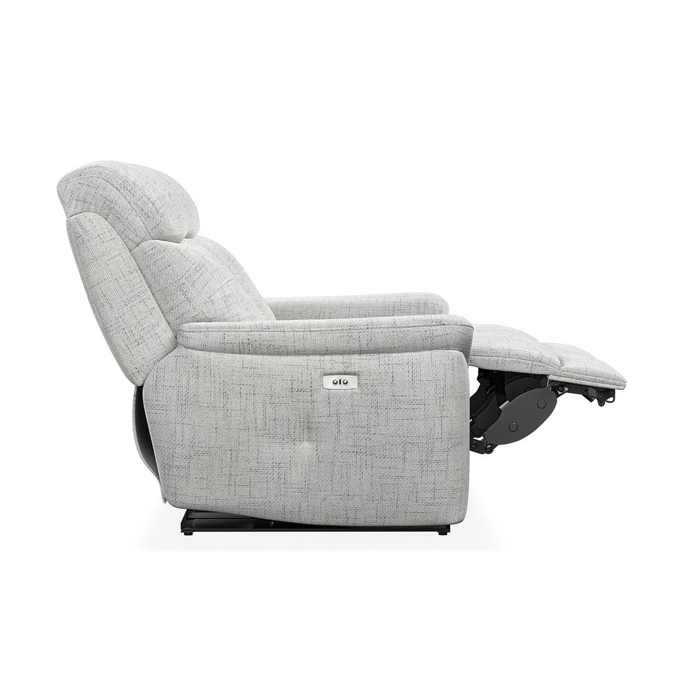 Iver 2 Seater Electric Recliner Sofa in Keswick Dove Grey Fabric 8
