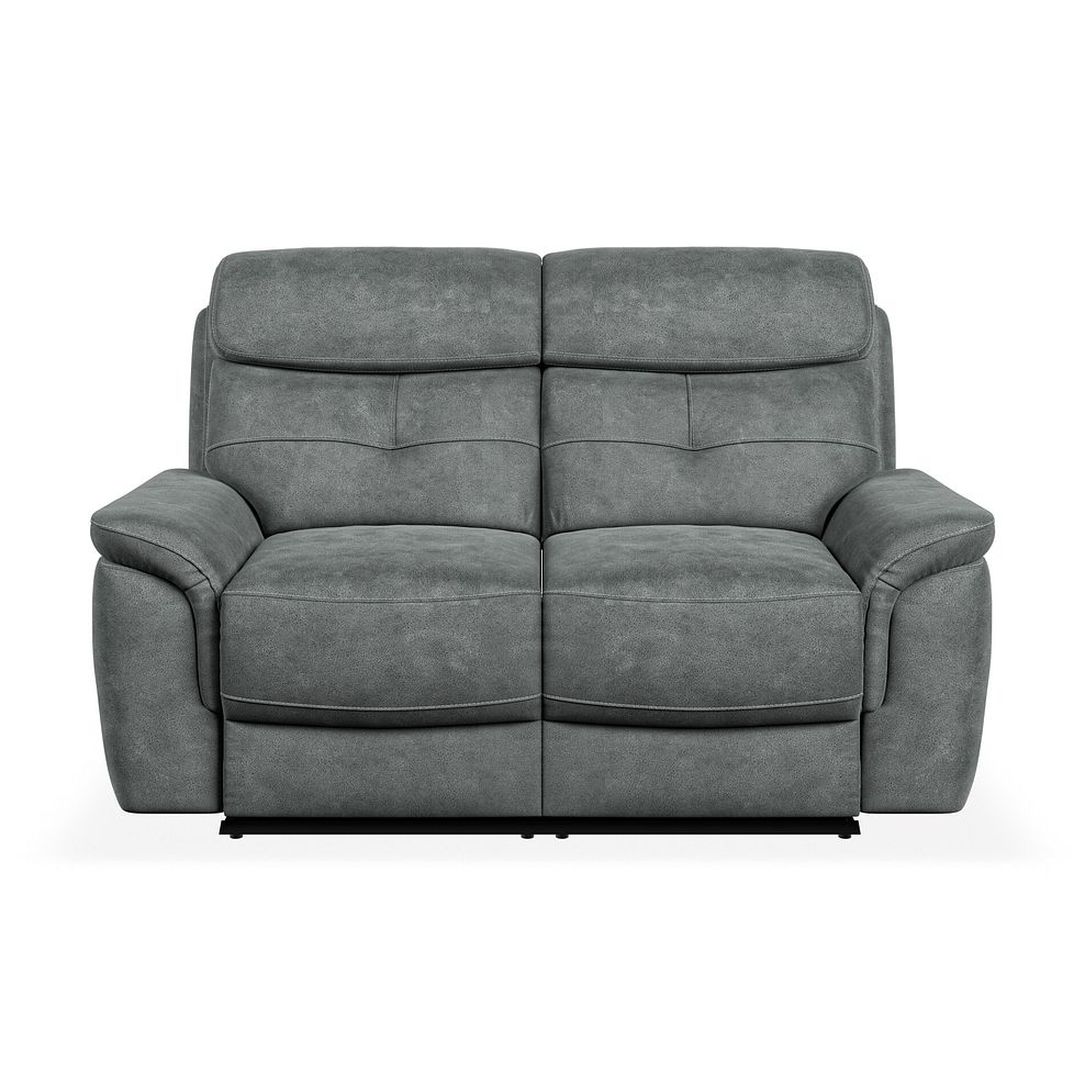 Iver 2 Seater Electric Recliner Sofa in Miller Grey Fabric 5