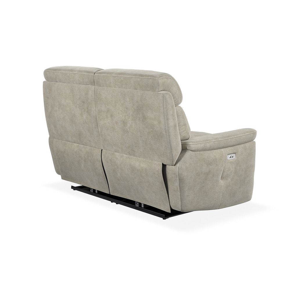 Iver 2 Seater Electric Recliner Sofa in Miller Taupe Fabric 6