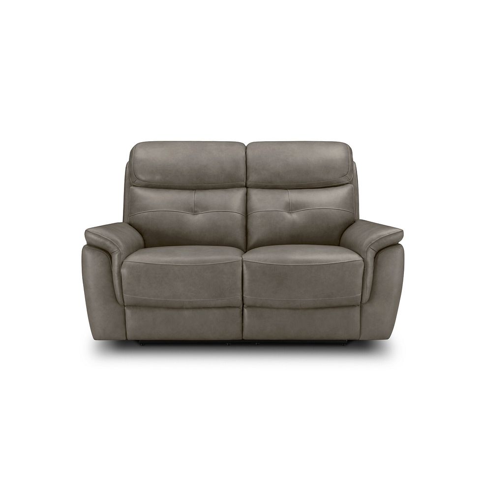 Iver 2 Seater Electric Recliner Sofa in Odyssey Dark Grey Leather 5