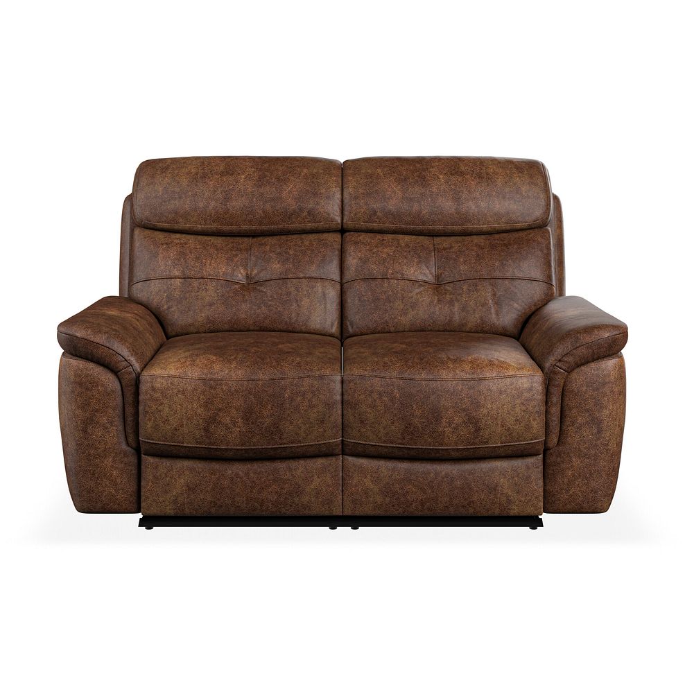 Iver 2 Seater Electric Recliner Sofa in Ranch Dark Brown Fabric 5