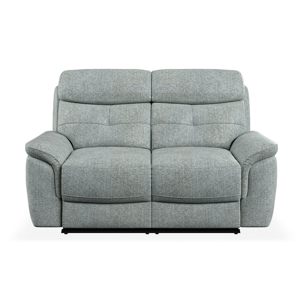 Iver 2 Seater Electric Recliner Sofa in Santos Steel Fabric 5