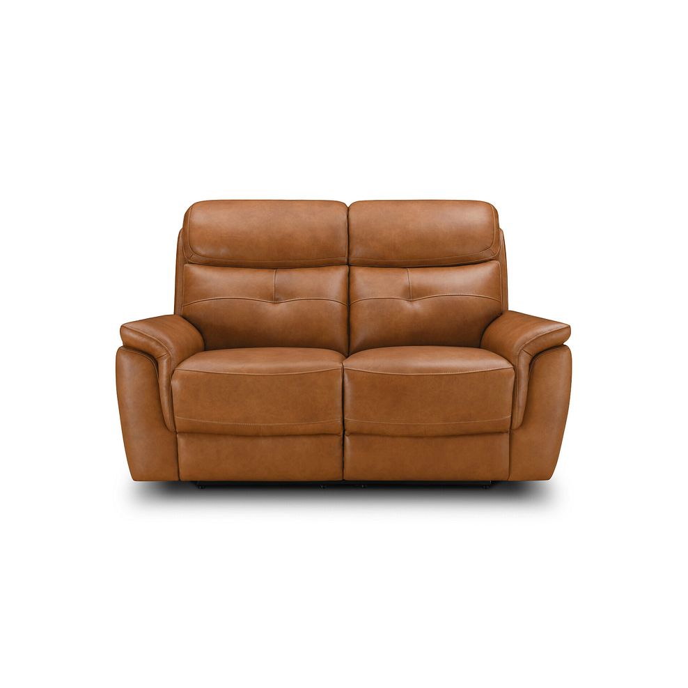 Iver 2 Seater Electric Recliner Sofa in Virgo Cognac Leather 9