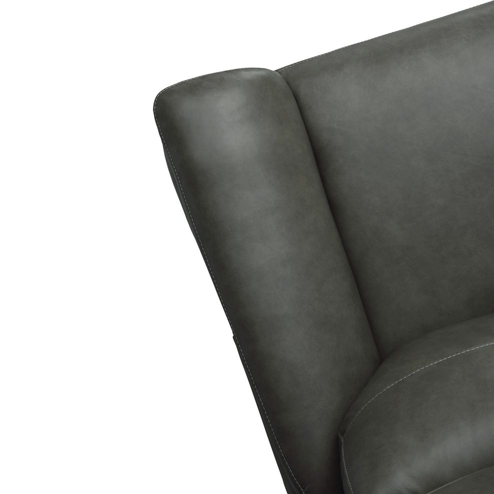 Iver 2 Seater Electric Recliner Sofa in Virgo Lead Leather 12
