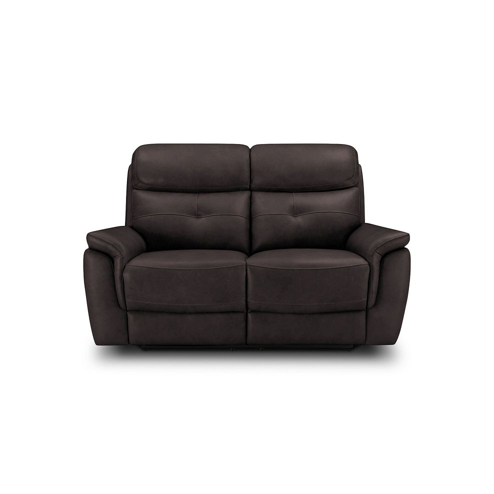 Iver 2 Seater Electric Recliner Sofa with Power Headrests in Amara Brown Leather 5