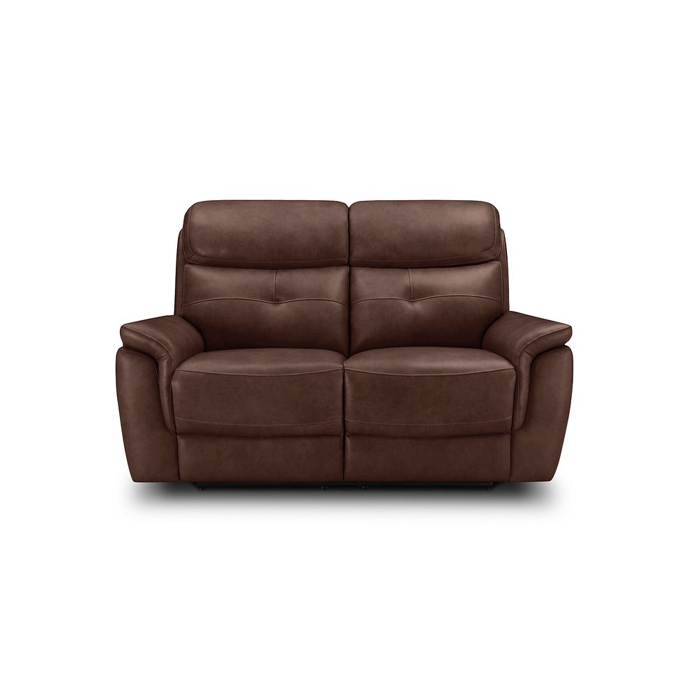 Iver 2 Seater Electric Recliner Sofa with Power Headrests in Odyssey Tan Leather 2