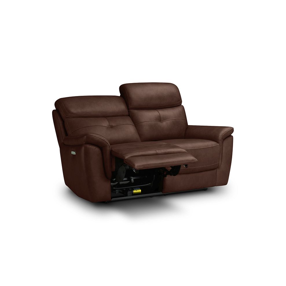 Iver 2 Seater Electric Recliner Sofa with Power Headrests in Odyssey Tan Leather 4
