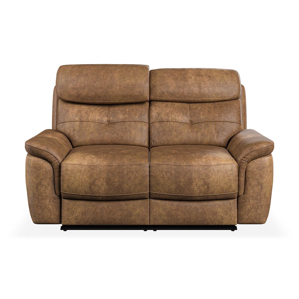 Iver 2 Seater Electric Recliner Sofa with Power Headrests in Ranch Brown Fabric 5