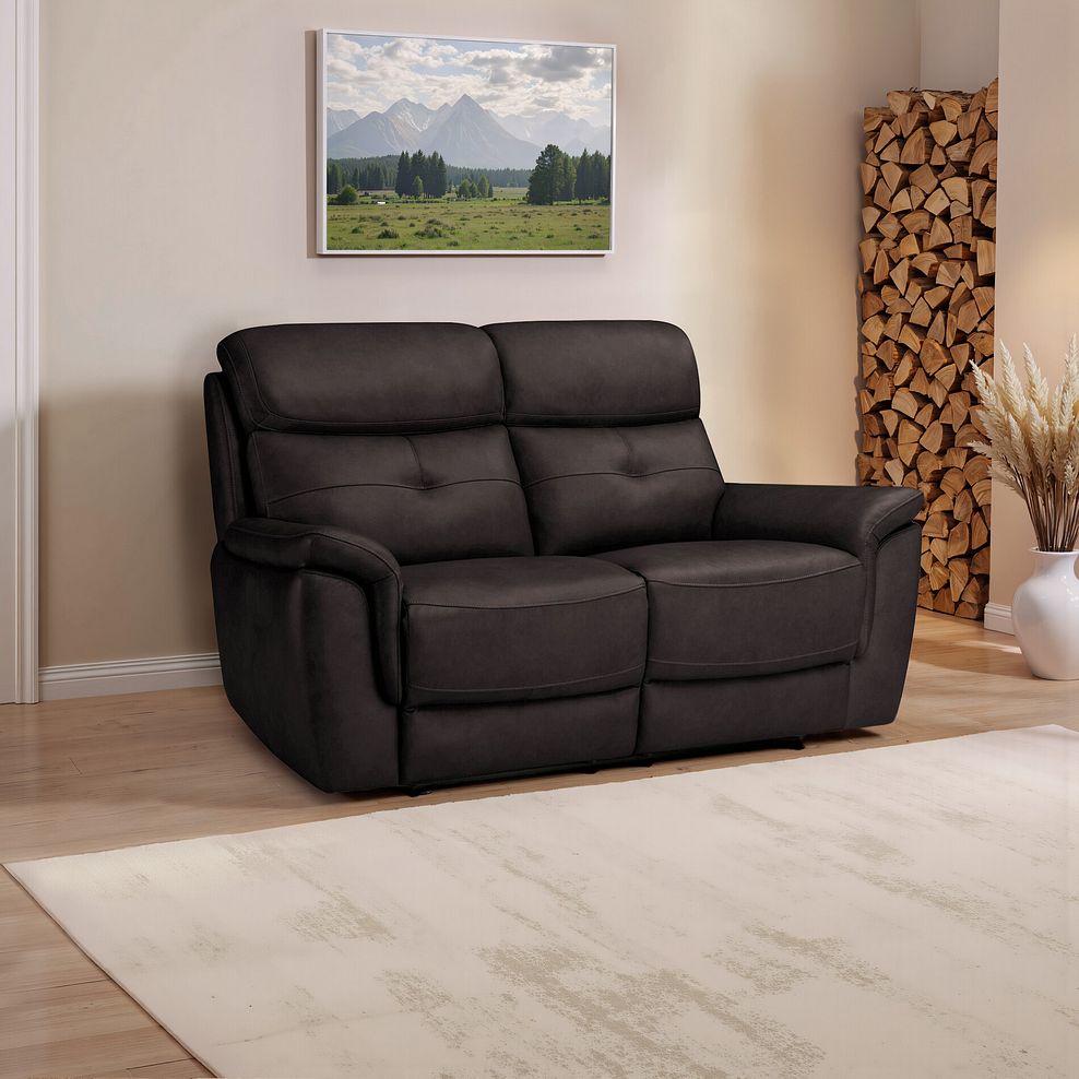 Iver 2 Seater Sofa in Amara Brown Leather 1