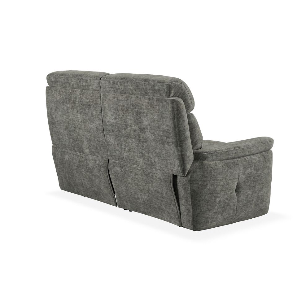 Iver 2 Seater Sofa in Plush Charcoal Fabric 4