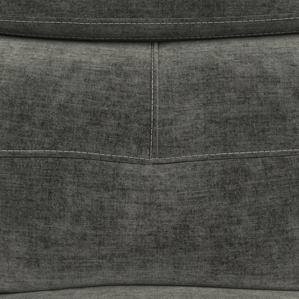 Iver 2 Seater Sofa in Plush Charcoal Fabric 7