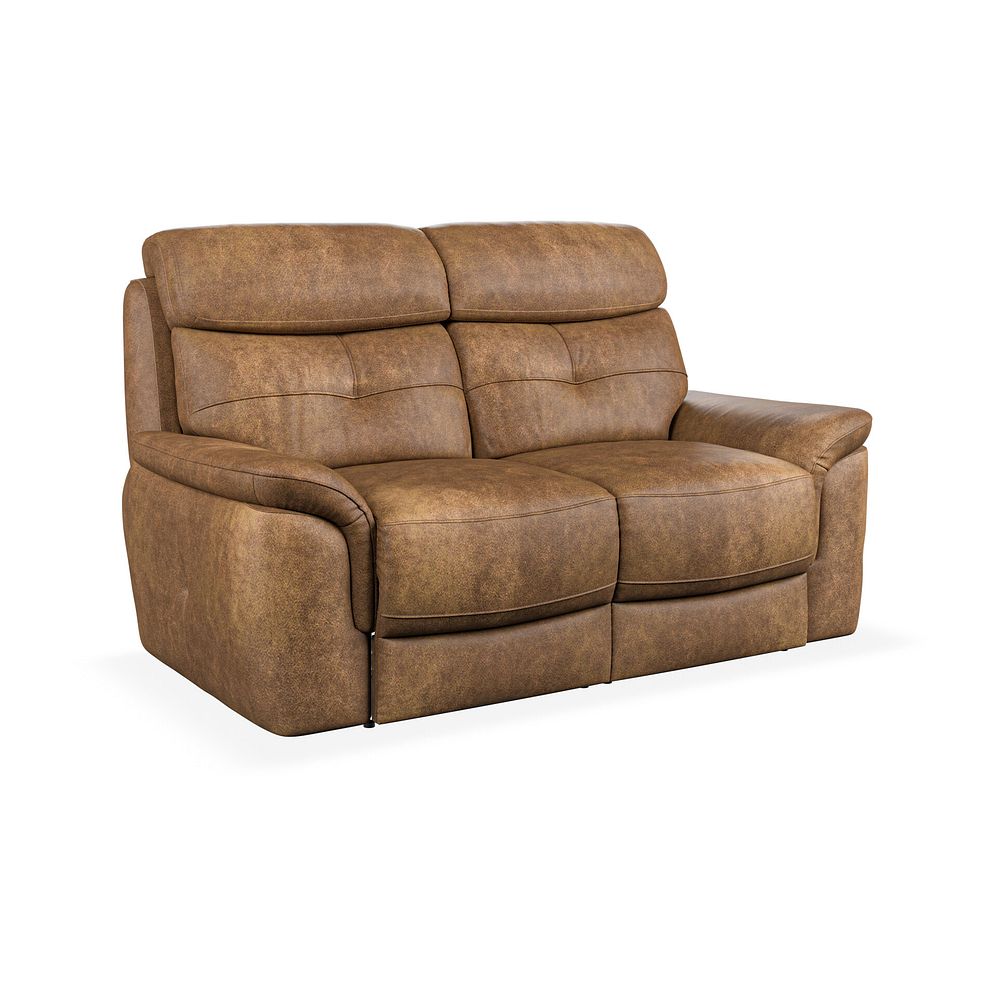 Iver 2 Seater Sofa in Ranch Brown Fabric 1