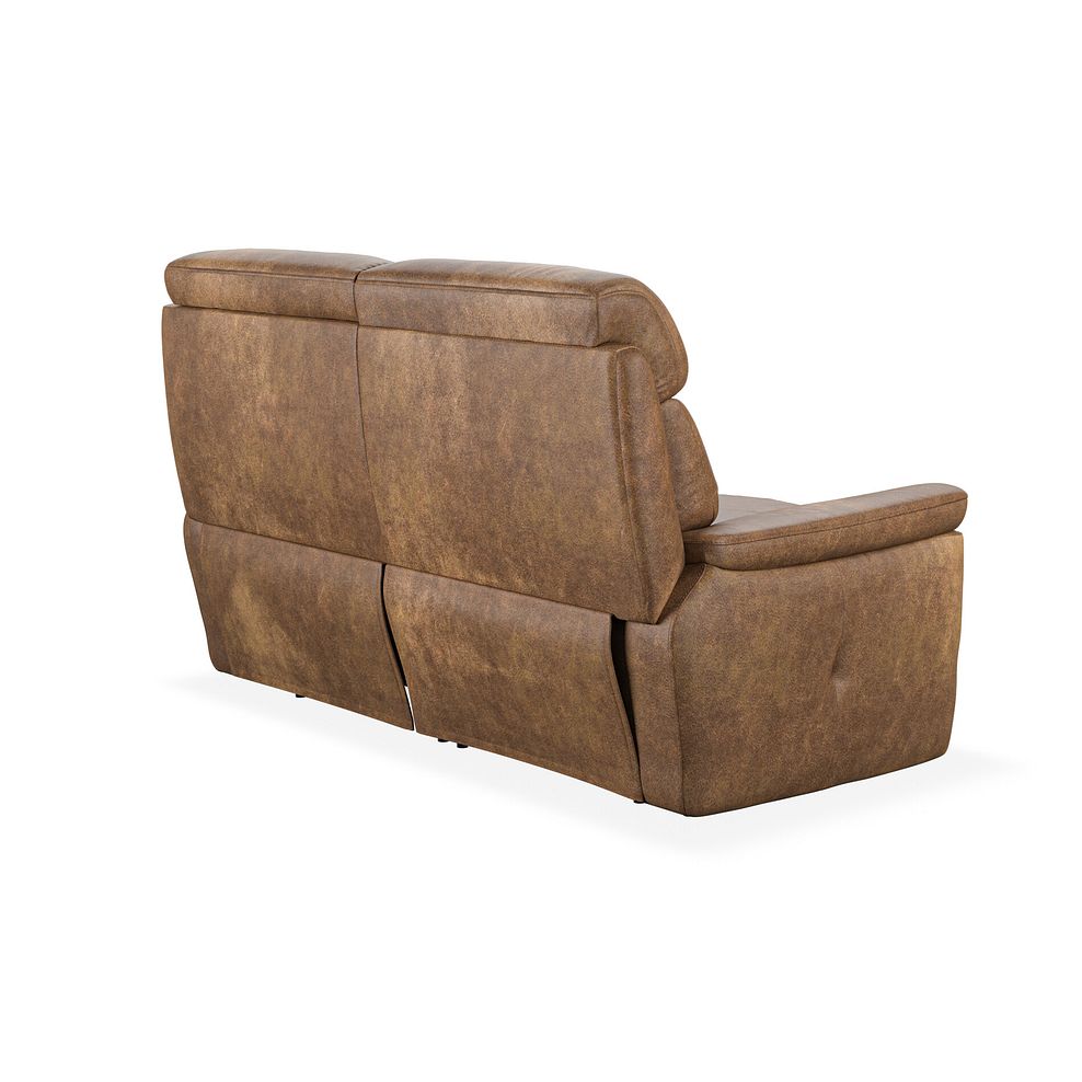 Iver 2 Seater Sofa in Ranch Brown Fabric 4