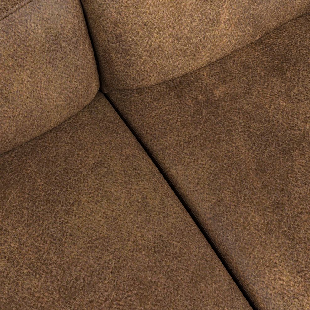 Iver 2 Seater Sofa in Ranch Brown Fabric 6