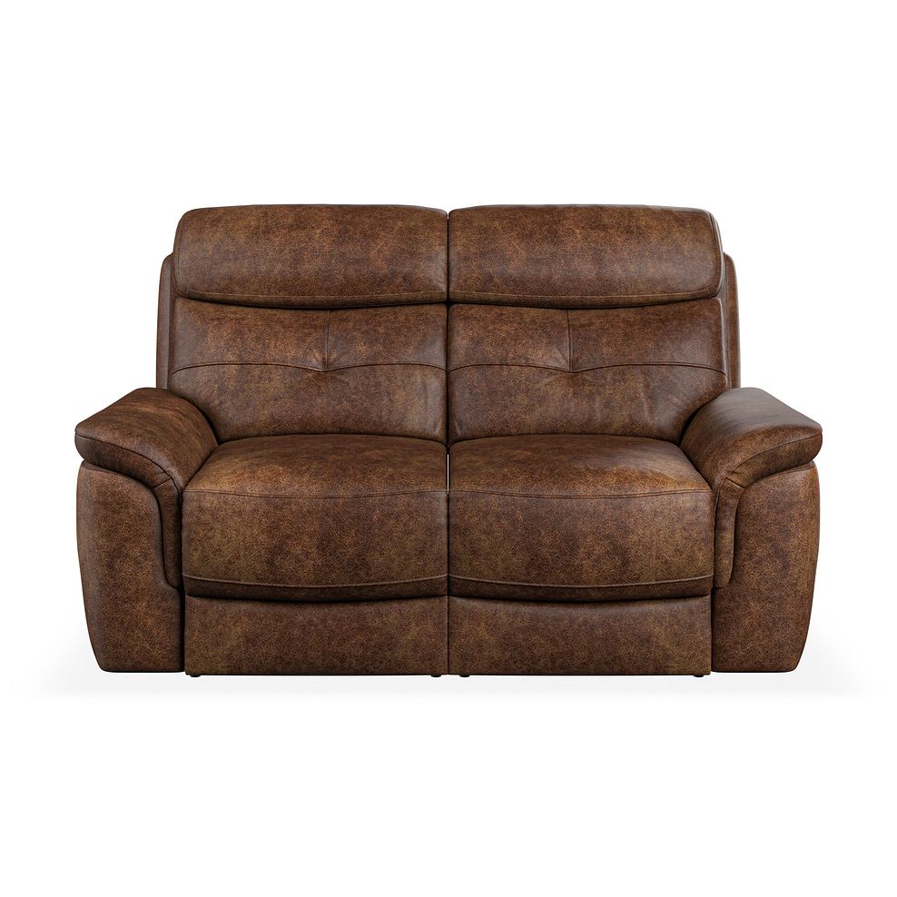 Iver 2 Seater Sofa in Ranch Dark Brown Fabric 2