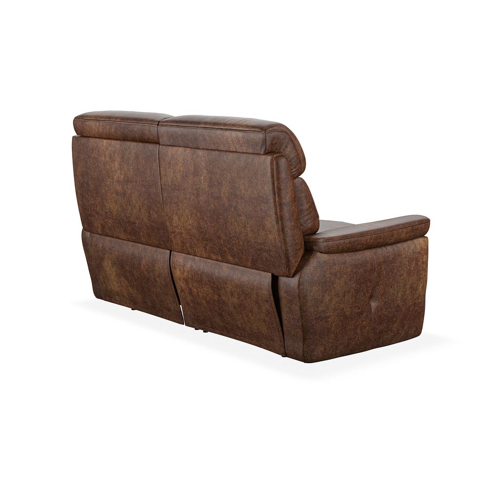Iver 2 Seater Sofa in Ranch Dark Brown Fabric 4