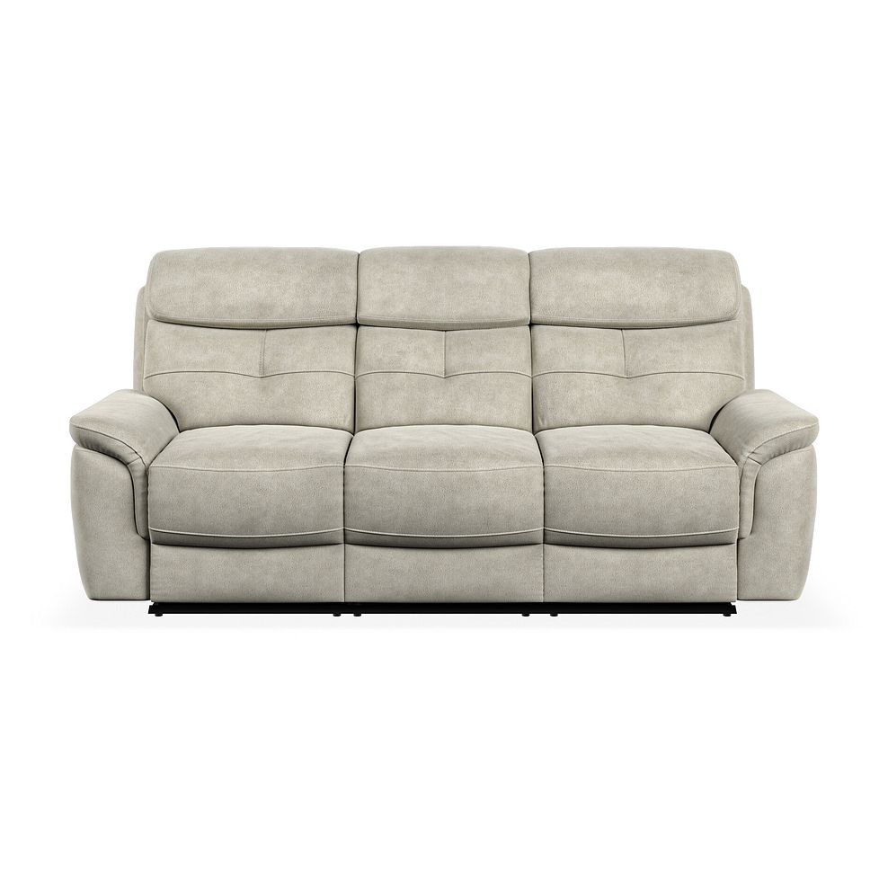 Iver 3 Seater Electric Recliner Sofa in Miller Taupe Fabric 5