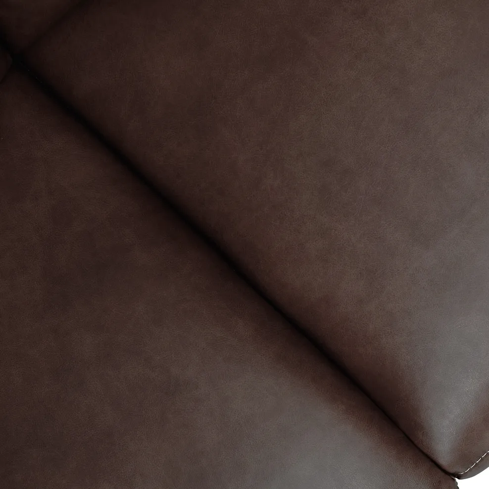 Iver 3 Seater Electric Recliner Sofa in Odyssey Two Tone Brown Leather 12