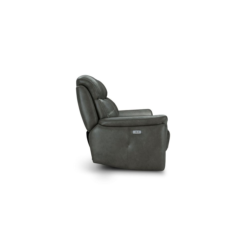 Iver 3 Seater Electric Recliner Sofa in Virgo Lead Leather 6