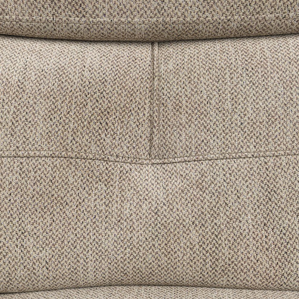Iver 3 Seater Electric Recliner Sofa with Power Headrests in Jetta Beige Fabric 11
