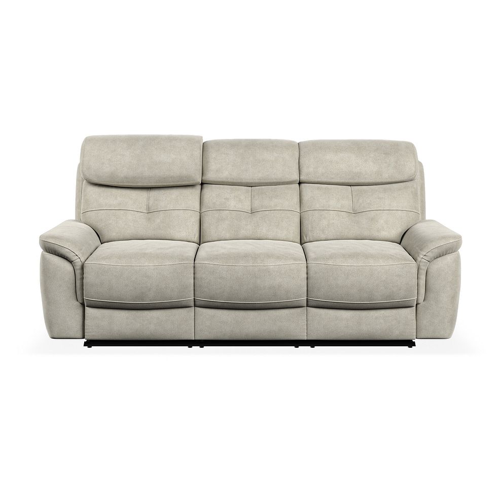 Iver 3 Seater Electric Recliner Sofa with Power Headrests in Miller Taupe Fabric 5