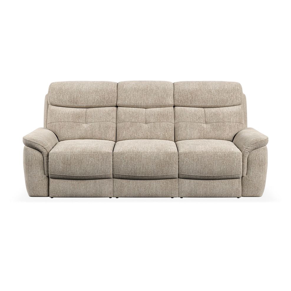 Iver 3 Seater Sofa in Jetta Beige Fabric 2
