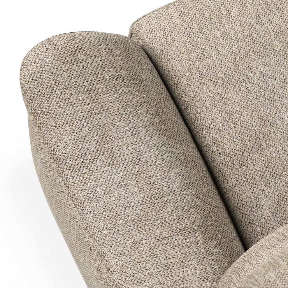Iver 3 Seater Sofa in Jetta Beige Fabric 5