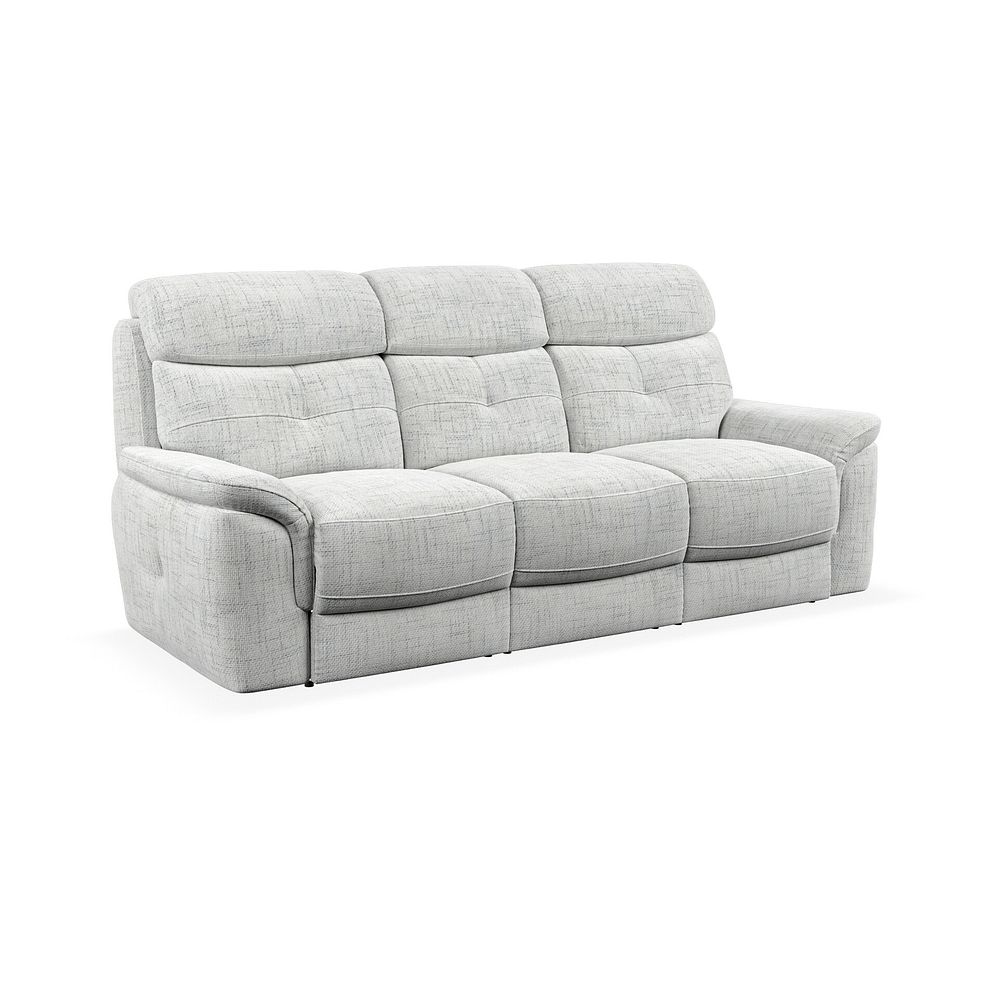Iver 3 Seater Sofa in Keswick Dove Grey Fabric 1