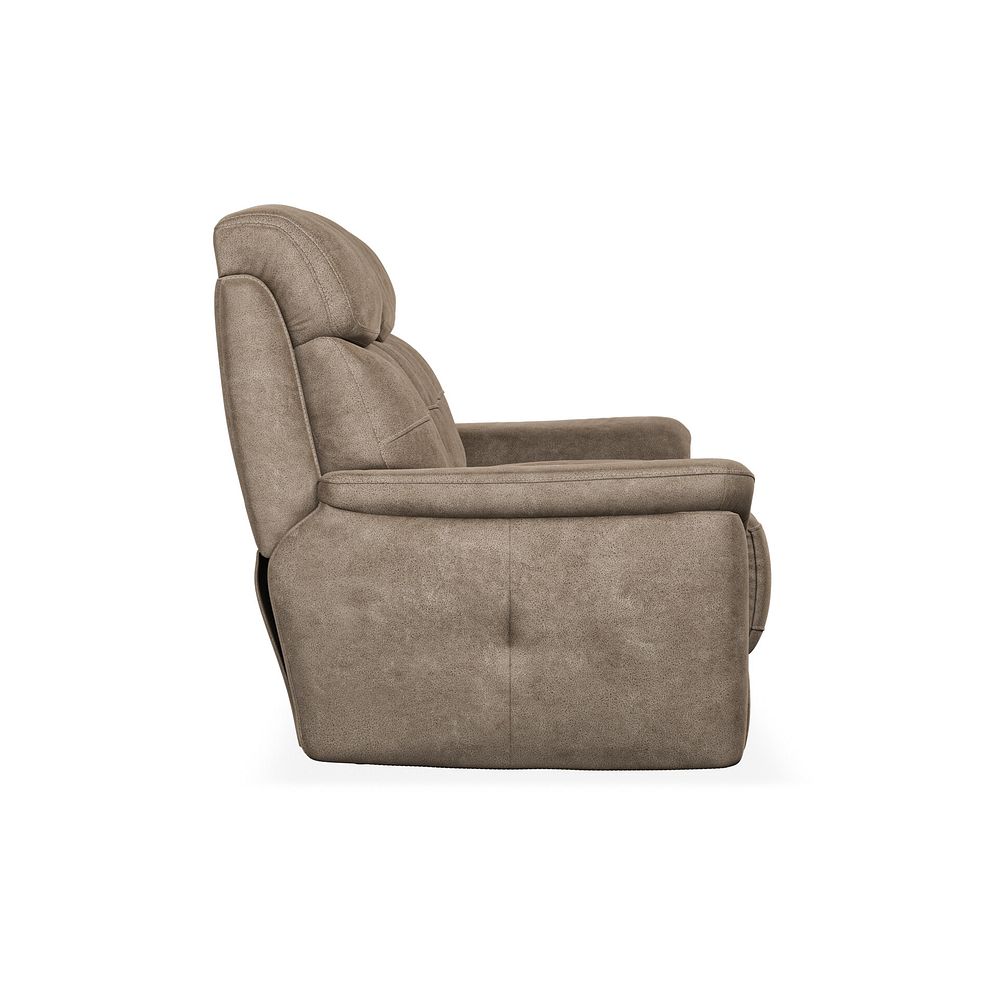 Iver 3 Seater Sofa in Miller Earth Brown Fabric 3