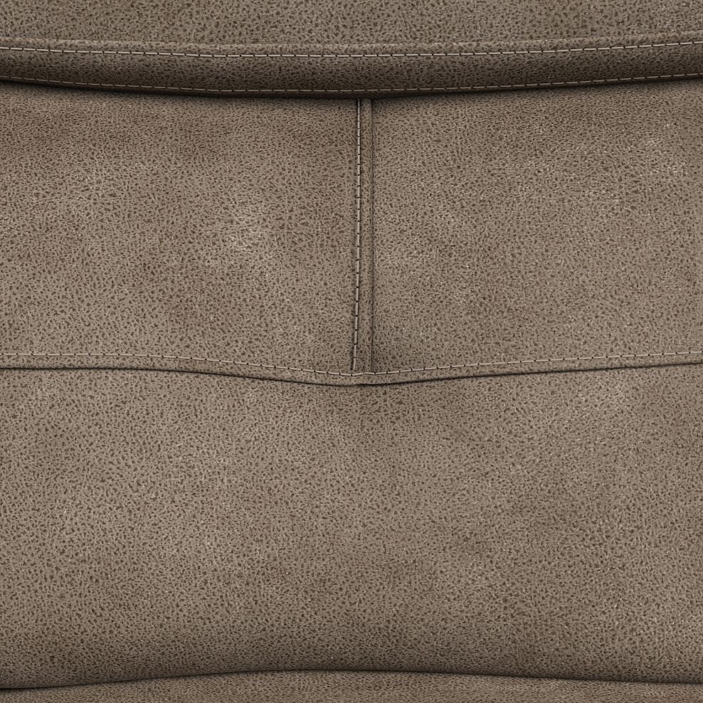 Iver 3 Seater Sofa in Miller Earth Brown Fabric 7