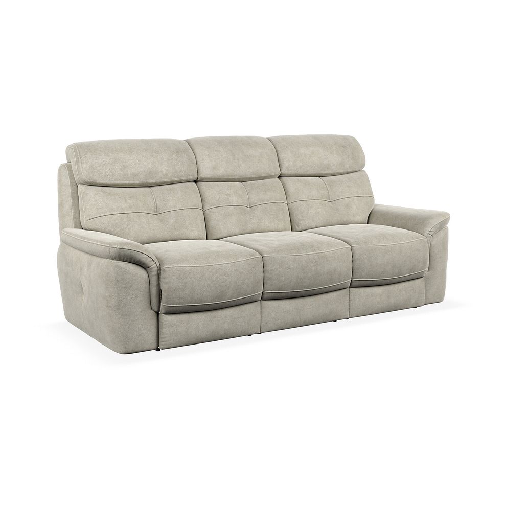 Iver 3 Seater Sofa in Miller Taupe Fabric 1