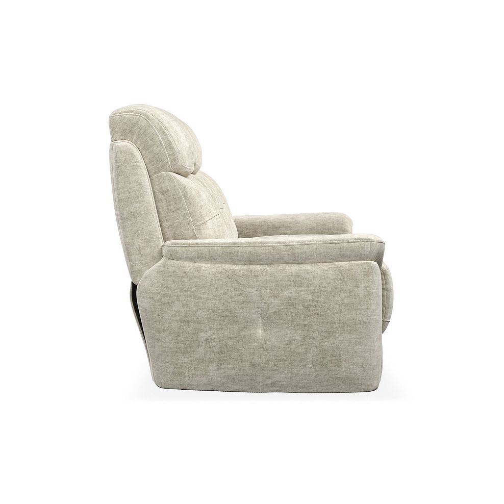 Iver 3 Seater Sofa in Plush Beige Fabric 3