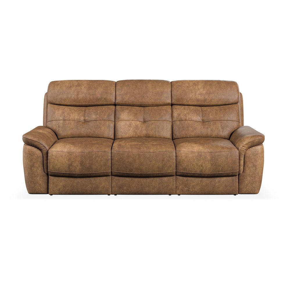 Iver 3 Seater Sofa in Ranch Brown Fabric 2