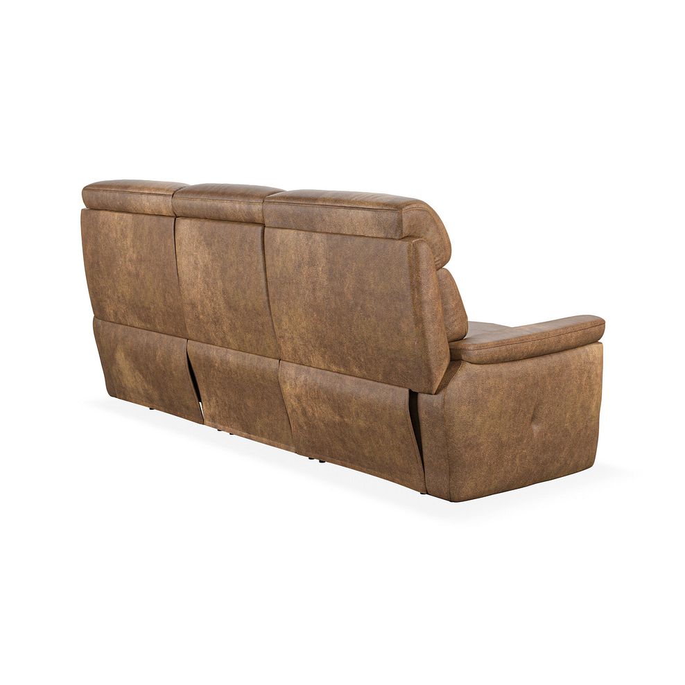 Iver 3 Seater Sofa in Ranch Brown Fabric 4