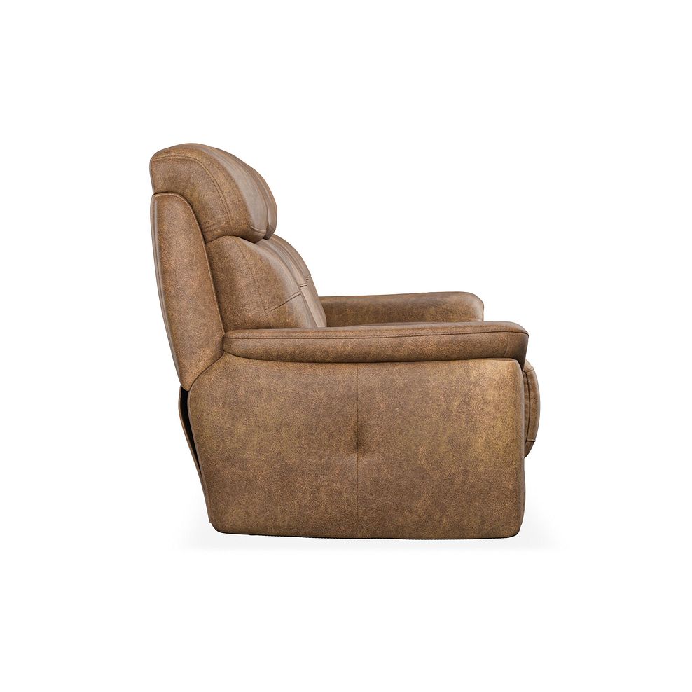 Iver 3 Seater Sofa in Ranch Brown Fabric 3